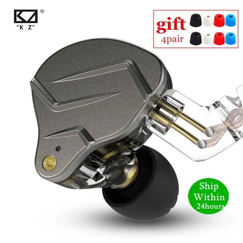 KZ ZSN Pro Hybrid Technology 1BA 1DD Professional Earphone 48 OFF