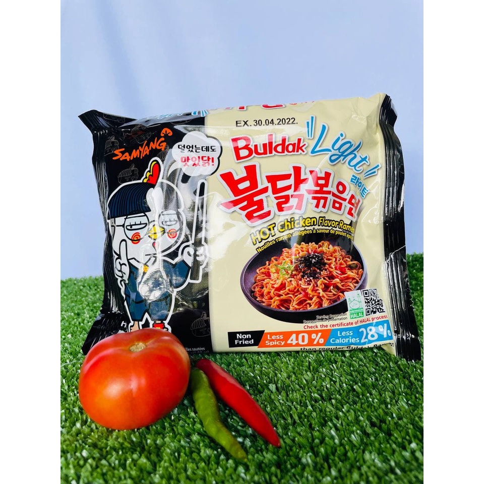 (READY STOCK) Samyang Buldak Light Hot Chicken Flavour Ramen HALAL 130g ...