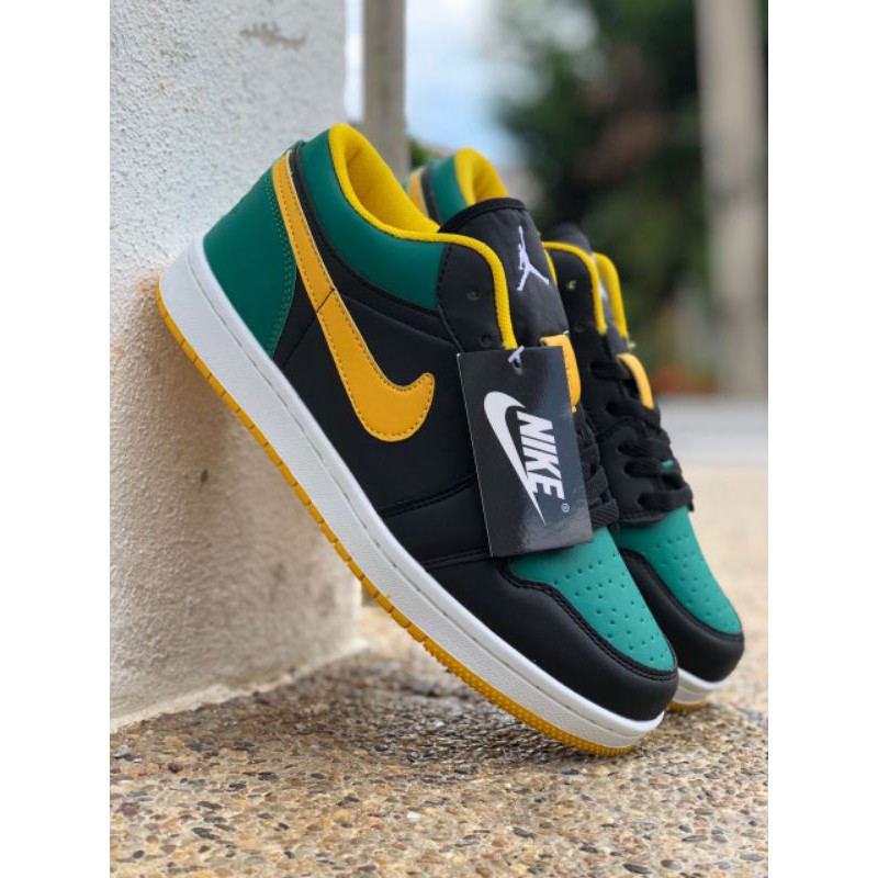 nike air jordan black yellow