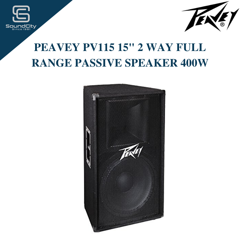 PEAVEY PV115 15" 2 Way Full Range Passive Speaker 400W ( Peavey PV115 ...