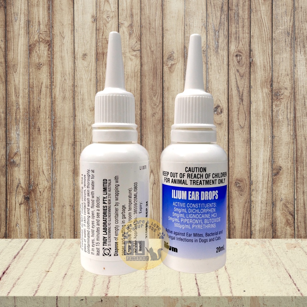 Ilium Ear Drops 20ml Cat Dog Ear Drops Shopee Malaysia