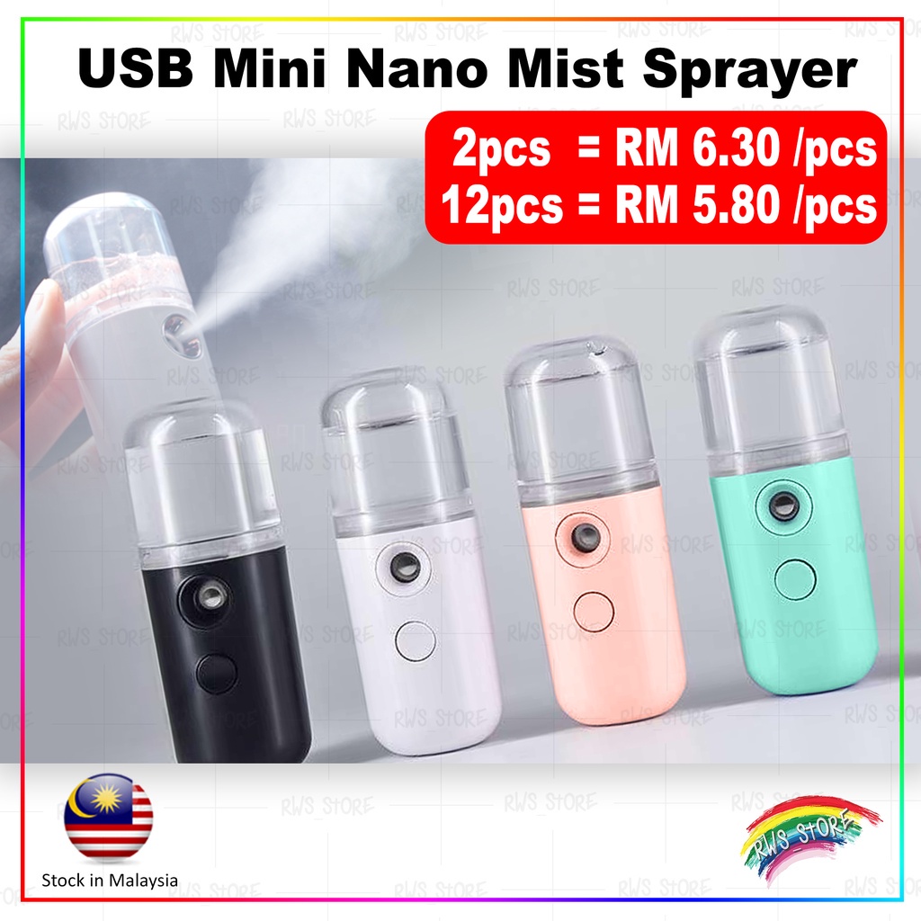 USB Mini Nano Mist Sprayer USB便携式小型补水仪 | Shopee Malaysia