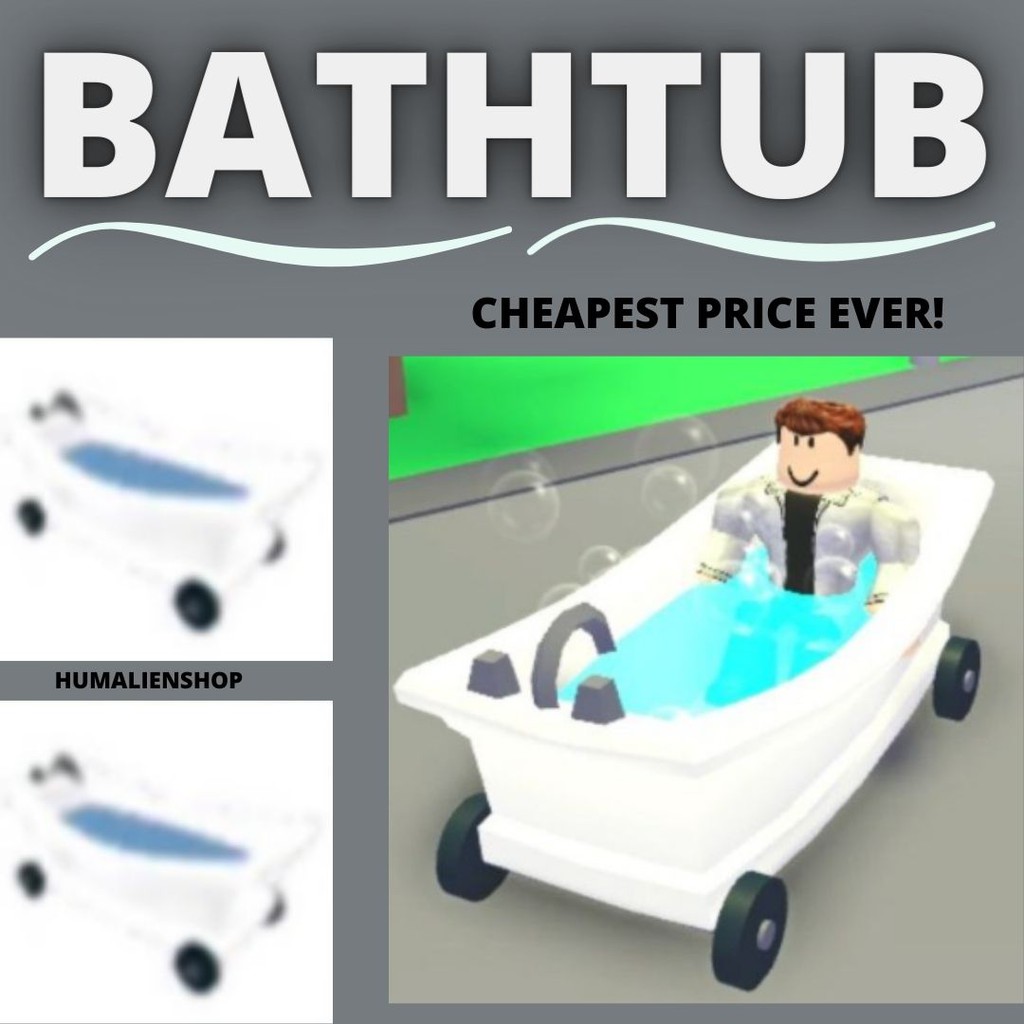 Adopt Me Vehicle Bathtub! Legendary! Lowest Price! Shopee Malaysia