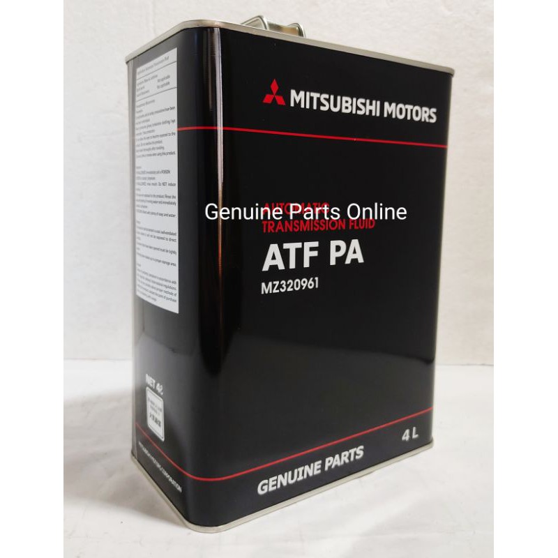 Mitsubishi Original Triton 2015 ATF PA Auto Transmission Fluid 4litre ...