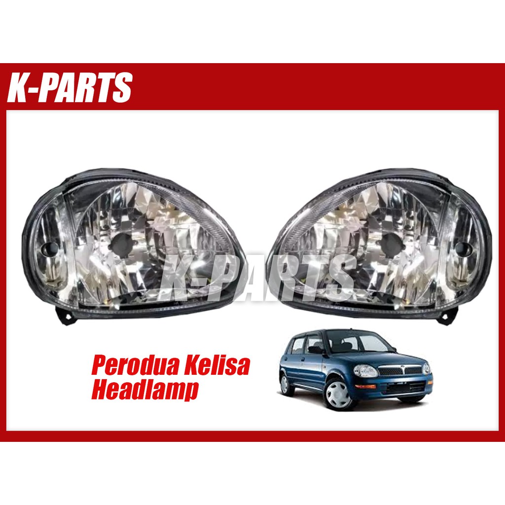 Perodua Kelisa headlamp lampu depan GOOD QUALITY Shopee Malaysia