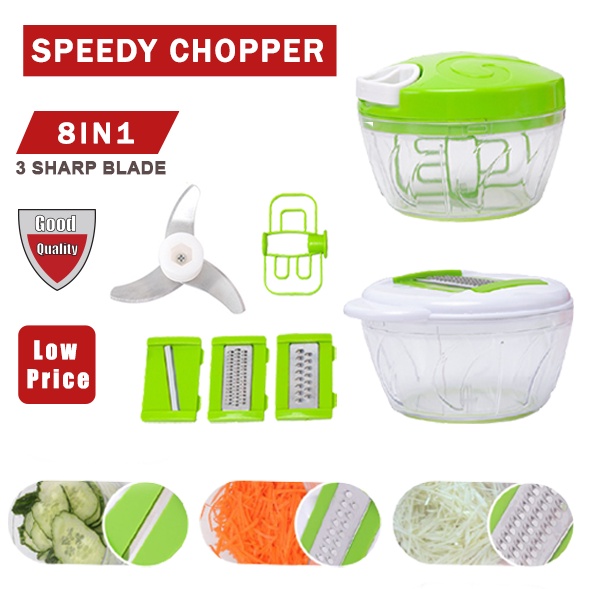 🌈Ready Stock🌈 Hand Manual Blander Garlic Cutter Blender Vegetable