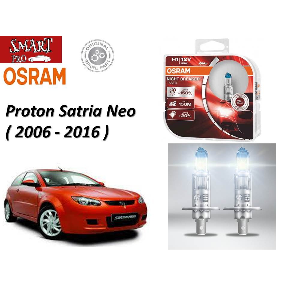 Osram Night Breaker Laser H1 For Proton Satria Neo ( 2006 - 2016 )