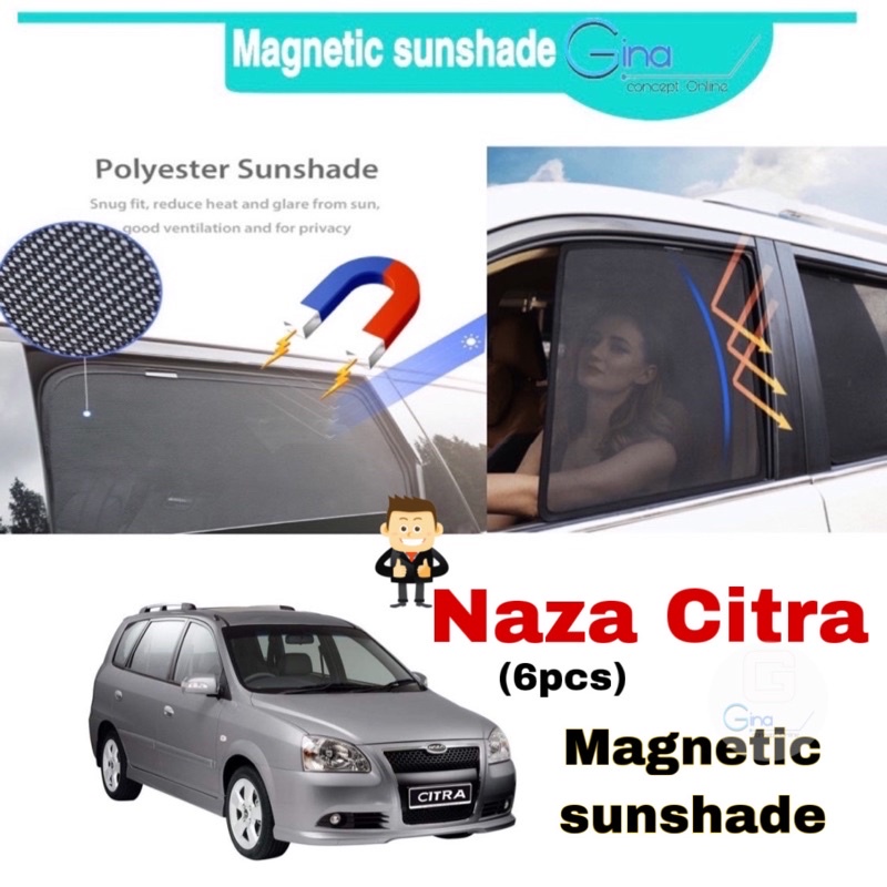 (6pcs) Sunshade Naza Citra Sun Shade Window Shade