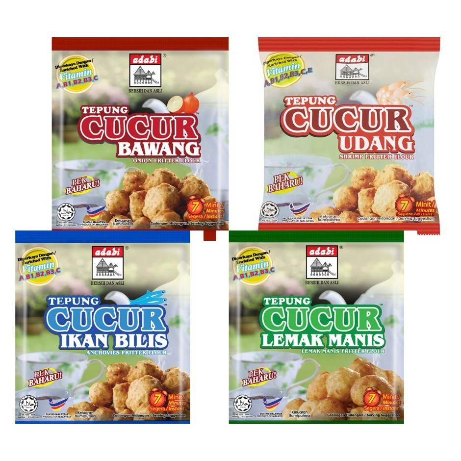 Tepung Cucur Adabi 200g | Shopee Malaysia