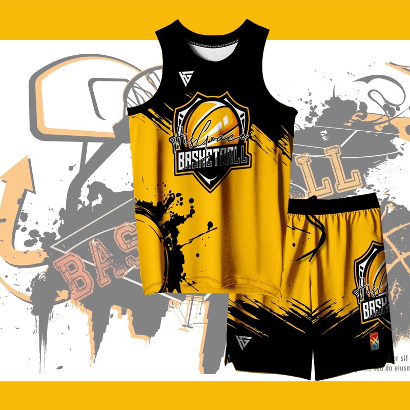 HISGRACE BASKETBALL YELLOW V2 HG CONCEPT JERSEY | Shopee Malaysia