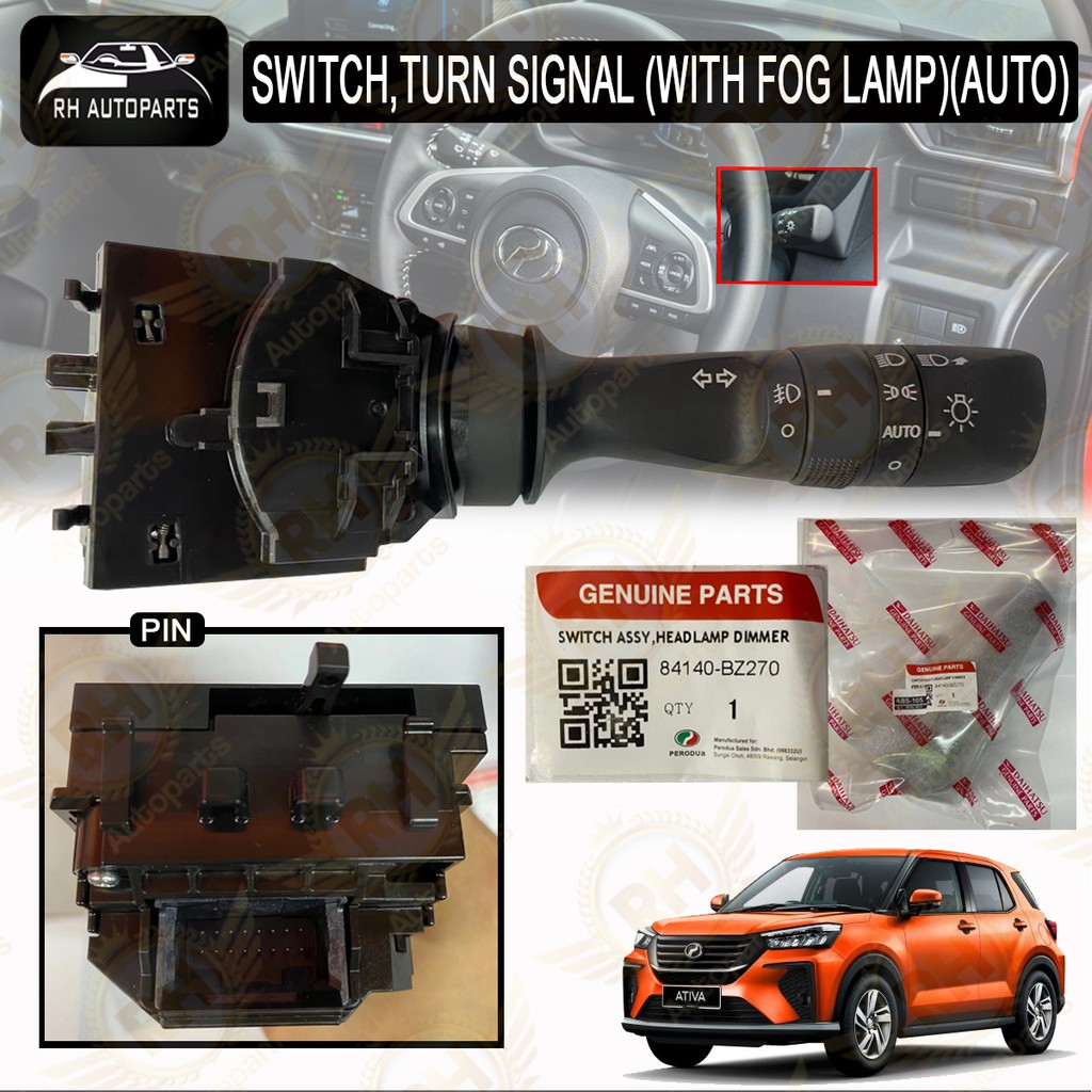 Perodua Ativa/Myvi 2022 Alza 2022 Turn Signal Switch with Fog Lamp Head