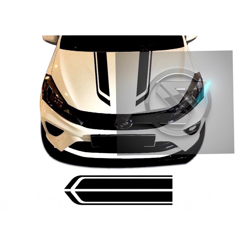 (Ready Stock) S609 2pcs Car Vinyl Decal Sticker Shopee Malaysia