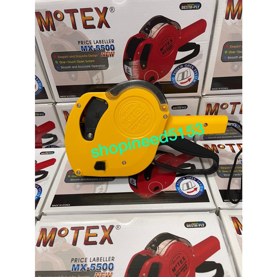 ORIGINAL MOTEX MX 5500 HAND LABELLER / LABEL MACHINE / LABELLING GUN