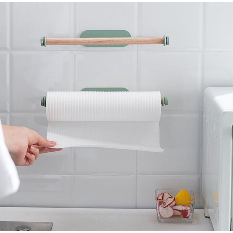 YQ Kitchen Roll Paper Holder Storage Rack Tissue Paper Holder Durable ...