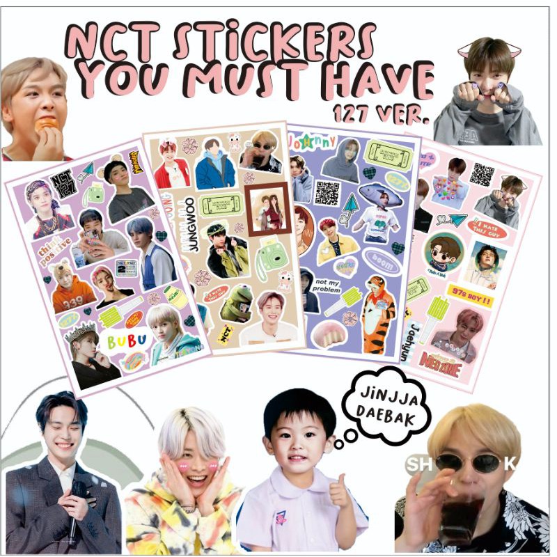 New NCT STICKER SET CUTE MUST HAVE!!! | Shopee Malaysia