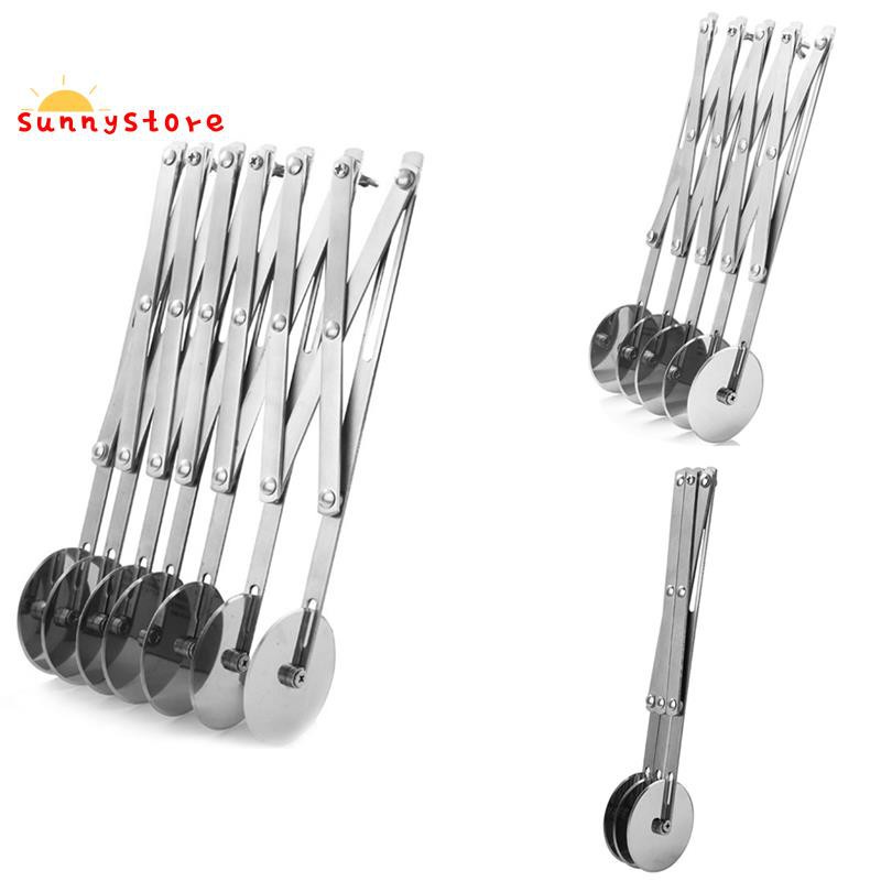 Stainless Steel Dough Divider Cutter Side Pasta Flexible Roller Blade 