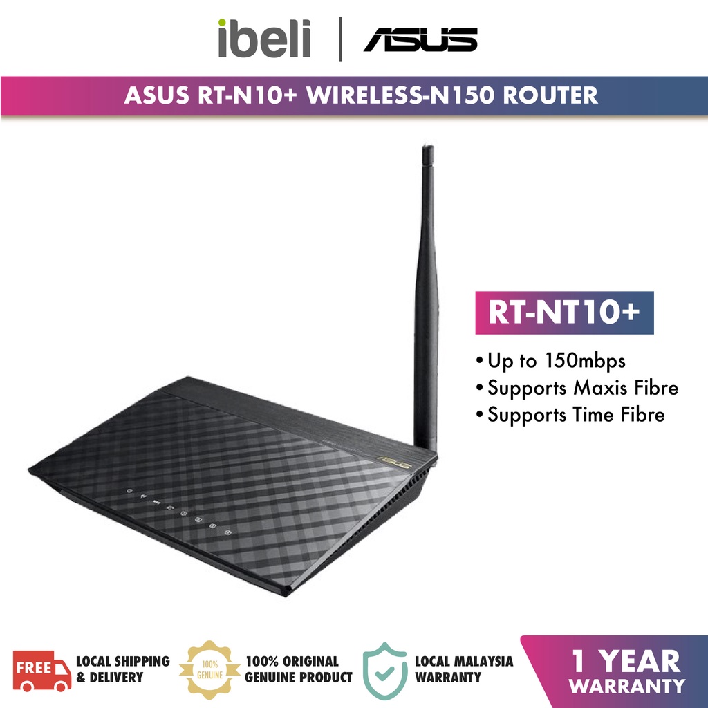 ASUS RT-N10+ WIRELESS-N150 ROUTER | Shopee Malaysia