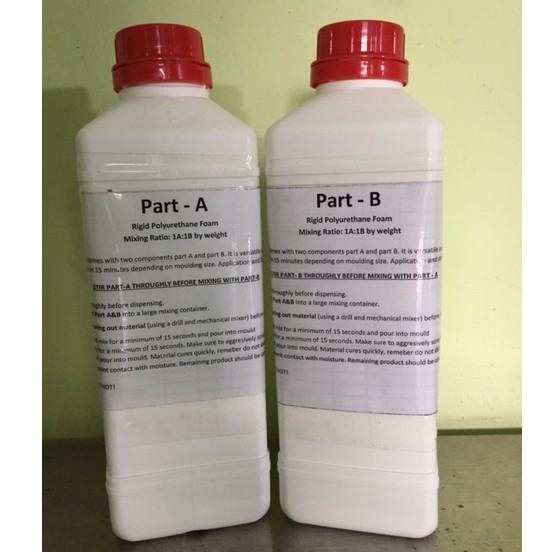 PU Foam 80 (Rigid Polyurethane Foam A+B) (1kg+1kg) | Shopee Malaysia