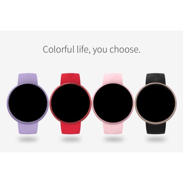 Colorful watch touchscreen silicone stylish simple design watch ...