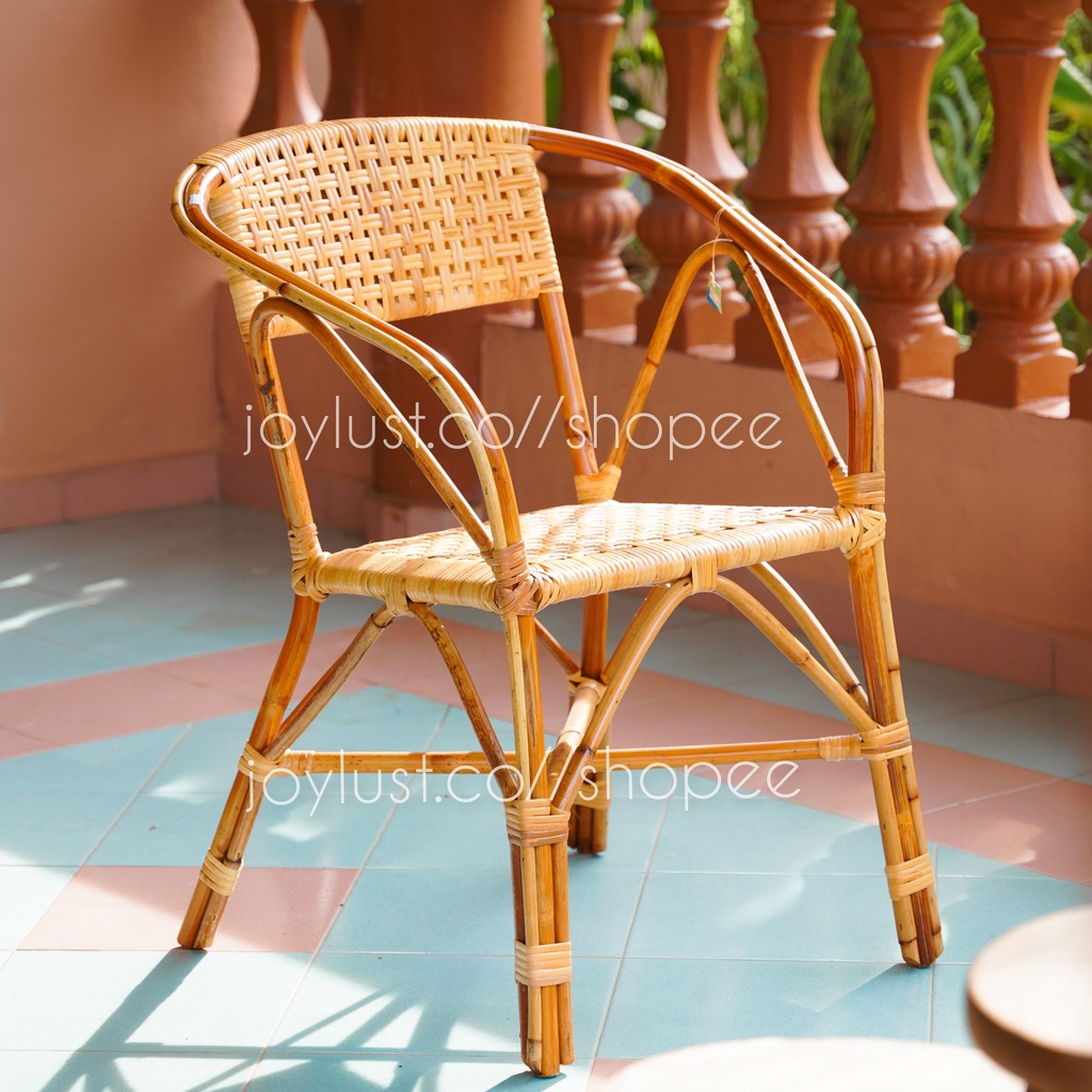 Rattan Chair Big Size Vintage Traditional Fully Furnished All Age