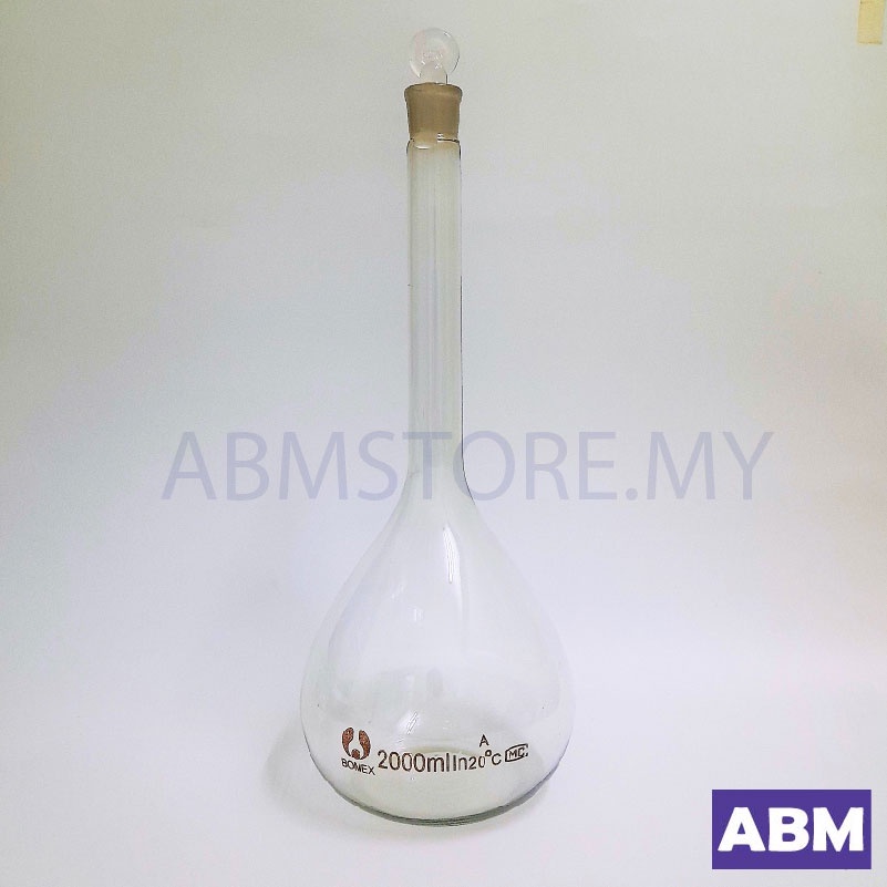 Volumetric Flask 2000ml Clear Glass | Shopee Malaysia