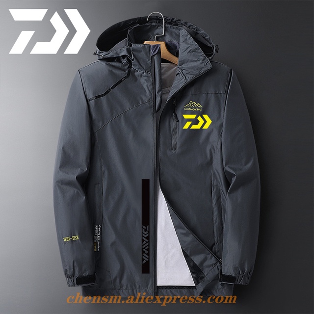 Daiwa 2023 Fishing Jacket Men Waterproof Hooded Breathable Jacket Winter Outwear Windbreaker Tourism Cycling Raincoat Clothing Shopee Malaysia