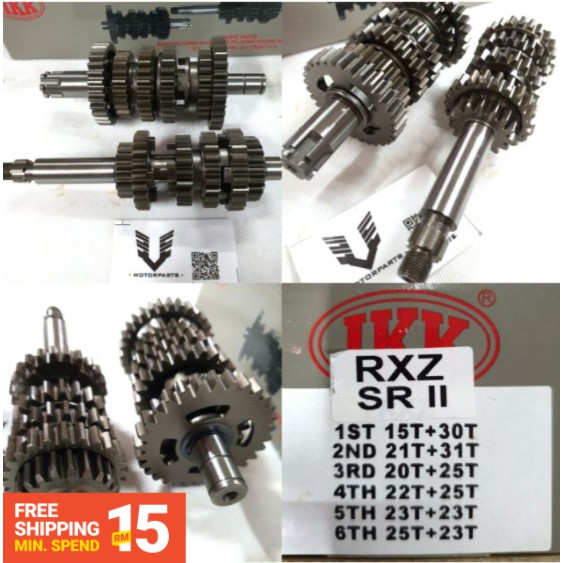 RXZ Racing Gear Box 6 Speed (IKK) Racing Transmission Kit Shopee Malaysia