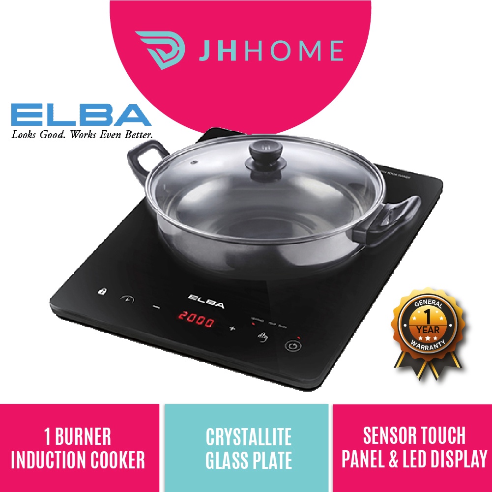 Elba 2000W 1 Burner Induction Cooker EIC-K2026(BK) | Mec 2000W ...
