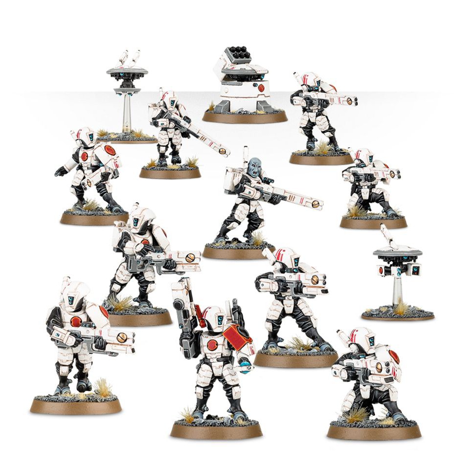 Warhammer 40K: 10 Zaini Per Fire Warriors Tau Empire, Pezzi Di Ricambio Games Workshop. Nuovi, Non Assemblati, Da Inghilterra!