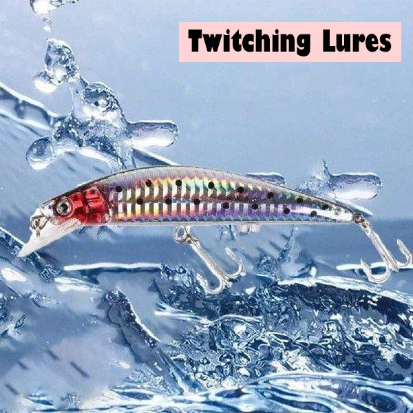 USB Rechargeable Fishing Lure LED Twitching Lure Twitches Flashes & Buzzes  in Water to Mimic Wounded Bait Fish