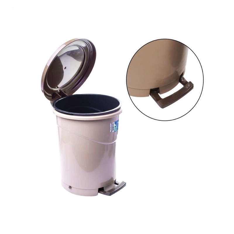 🔥READY STOCK🔥LAVA Plastic Round Step Dustbin (10L) | Shopee Malaysia