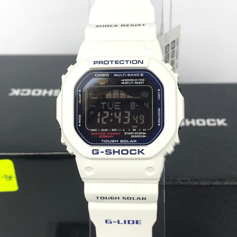 Casio G Shock G LIDE Multiband6 Tough Solar Tide Graph GWX 5600C 7