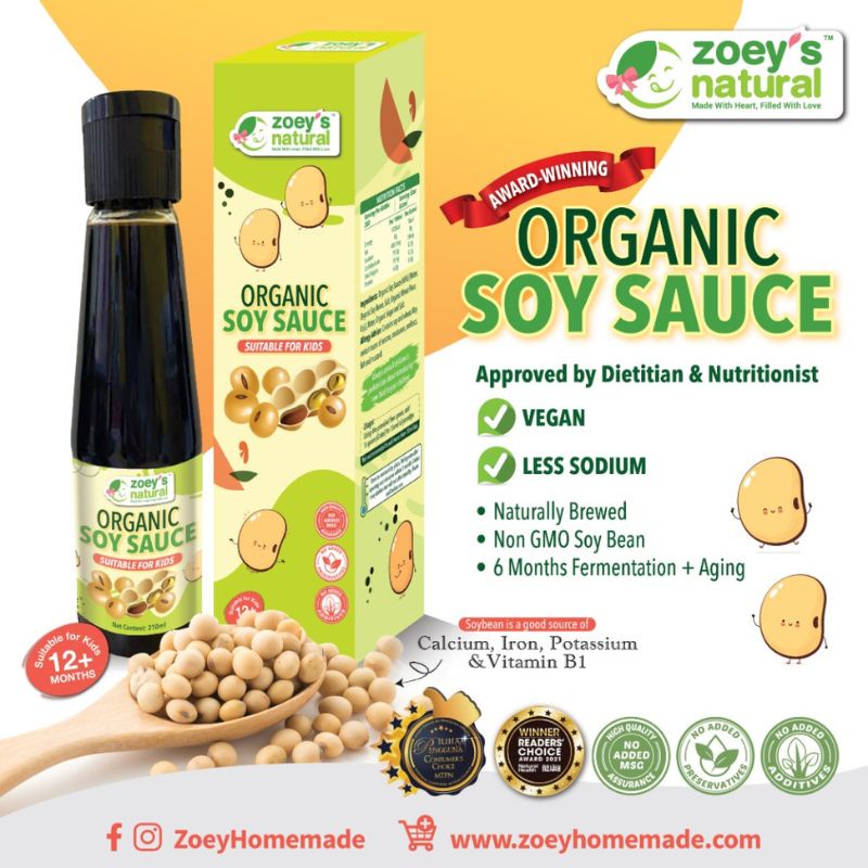 Zoey's Handmade Baby Soy Sauce/Chicken Floss/Anchovies Powder/Japanese Curry Paste