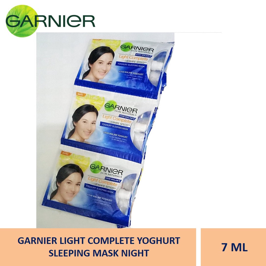 Garnier Light Complete Yoghurt Sleeping Mask Night Sachet 7ml