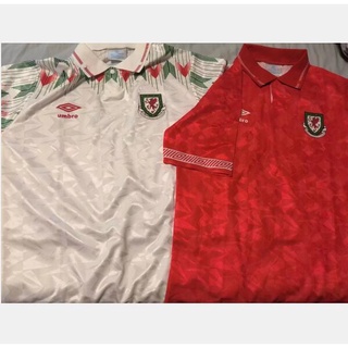 Retro Wales Home Jersey 1990/92 By Umbro