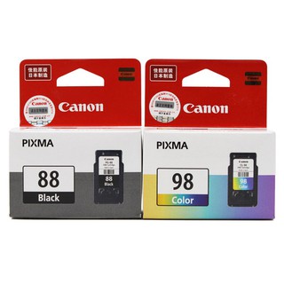 ORIGINAL CANON PG88 PG 88 BLACK CL98 CL 98 COLOUR INK CARTRIDGE