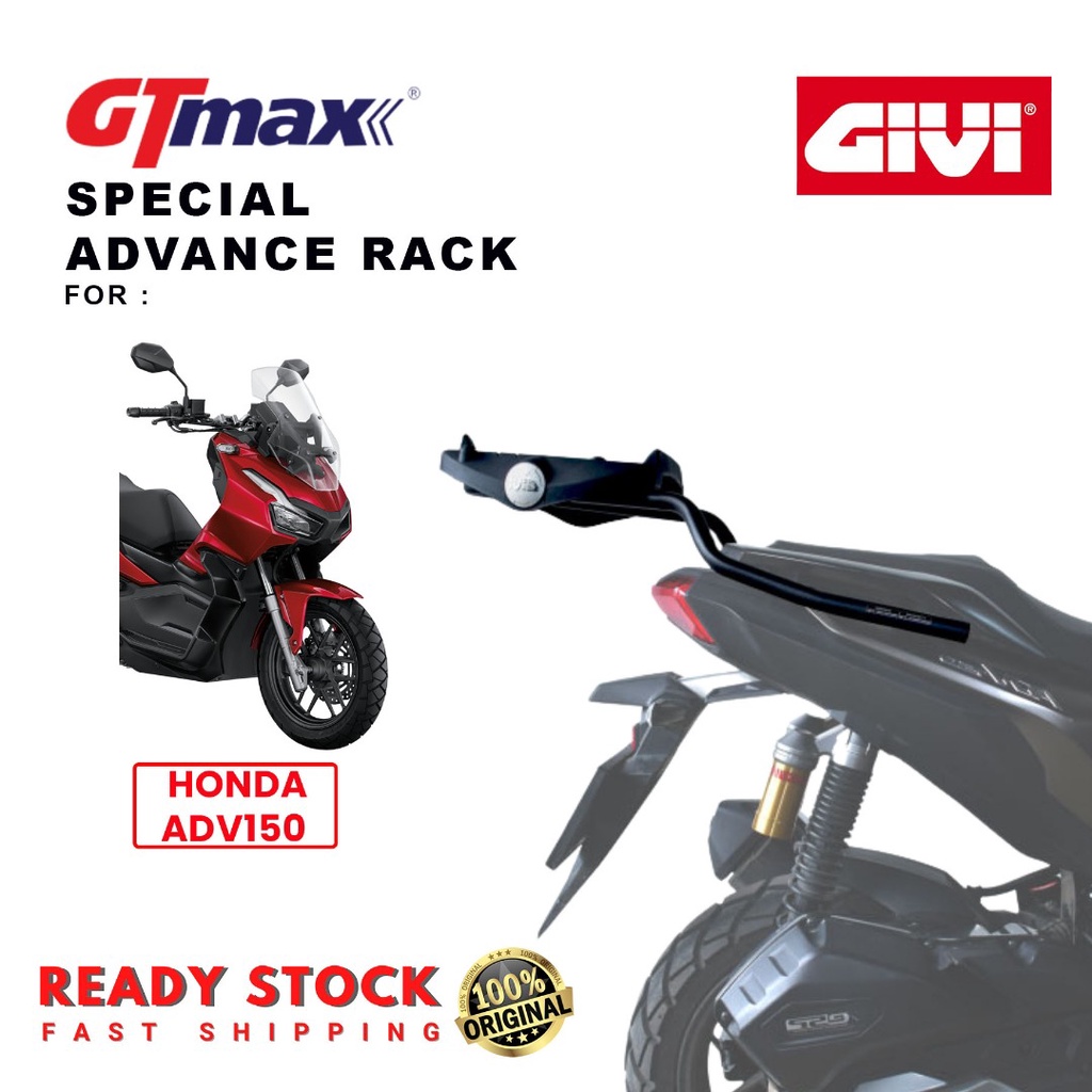 100% Original Givi Heavy Duty / HONDA ADV 150 ADVANCE RACK MONORACK ...