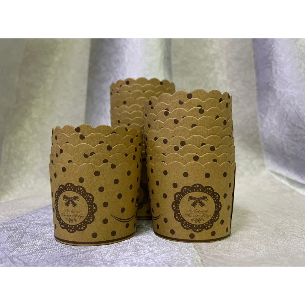 50+- pcs/Roll Colorful Small Paper Cup for Muffin Cup Bekas Kek CupCake ...