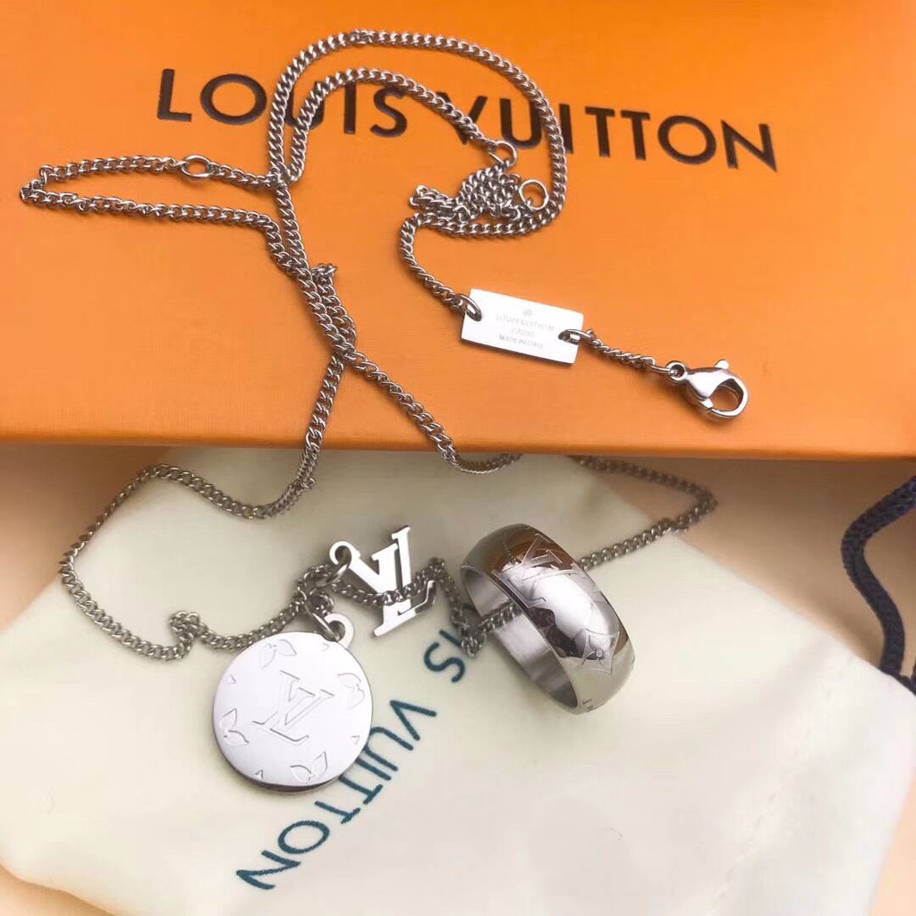 Monogram charms necklace discount