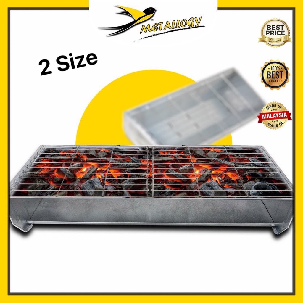 Metallogy BBQ 001 002 Premium Steel Small Mini Large Big Indoor Outdoor ...