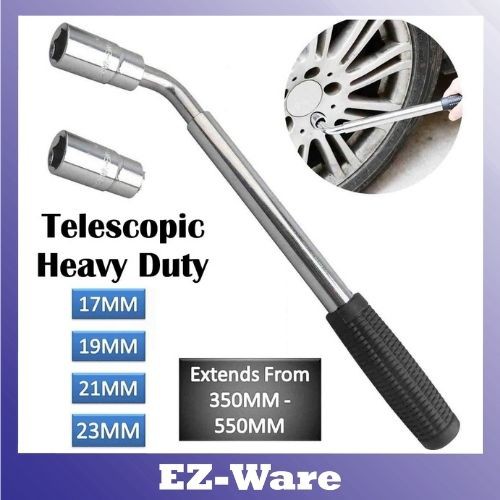 Vick‘sez Wheel Wrench Set 17mm 19mm 21mm 23mm Telescopic Extendable