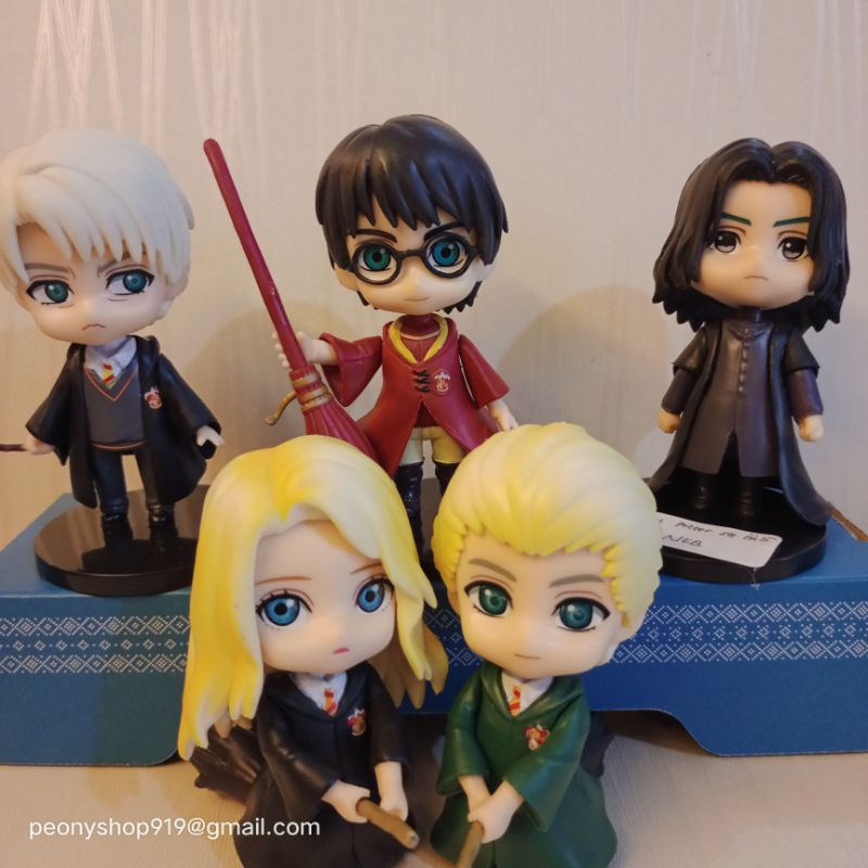 Action figure Qposket Harry Potter topper Birthday cake set Of 5pcs ...