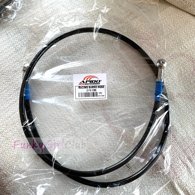 UNIVERSAL RACING BRAKE DISC HOSE 110cm 120cm 130cm SCRAMBLER MOTORCROSS ...