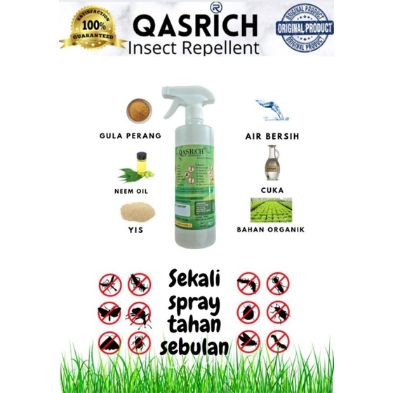 SPRAY SUPER POWER QASRICH UBAT LIPAS LALAT KUTU PIJAT HAMA PACAT ULAT ...