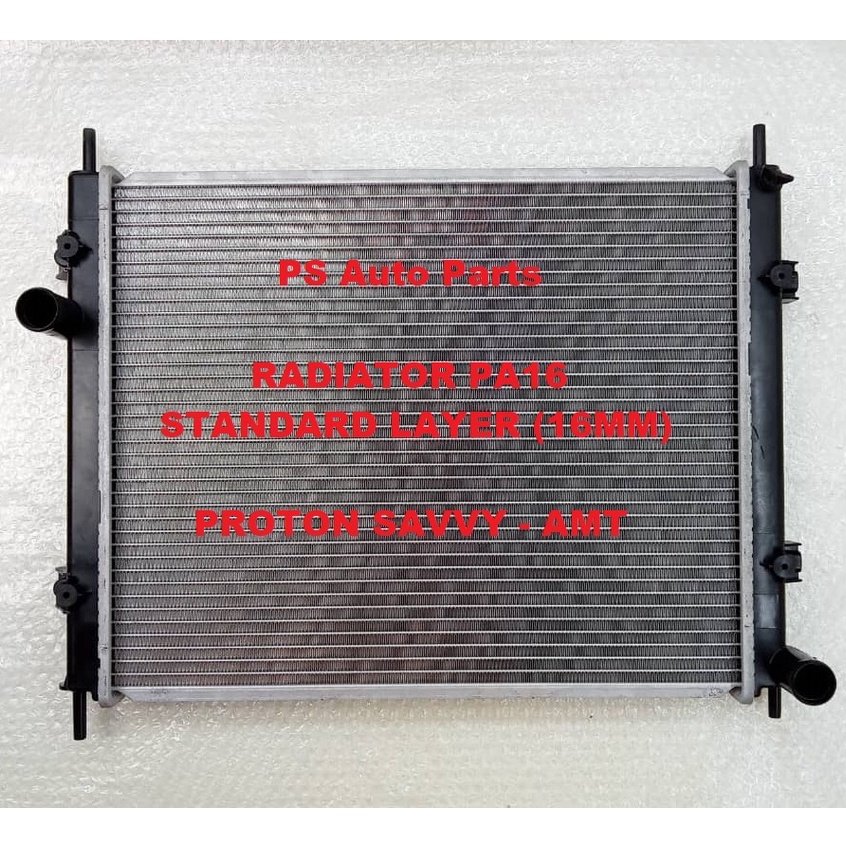Radiator Proton Savvy AMT Tangki Air Kereta Ketebalan PA16 Standard ...