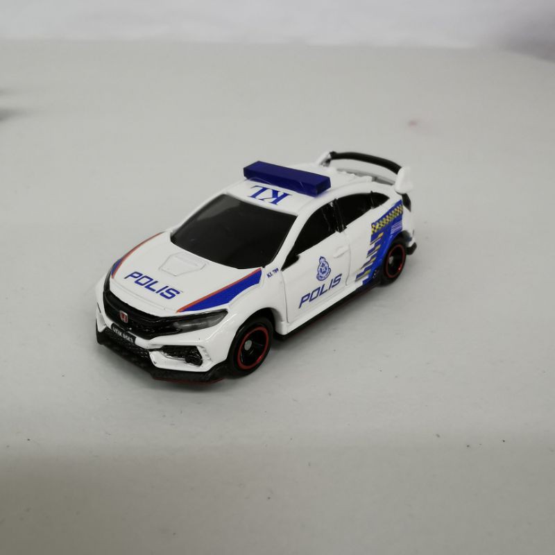 Honda Civic FC kereta polis Pdrm, military polis MP scale 1:64 die cast car model