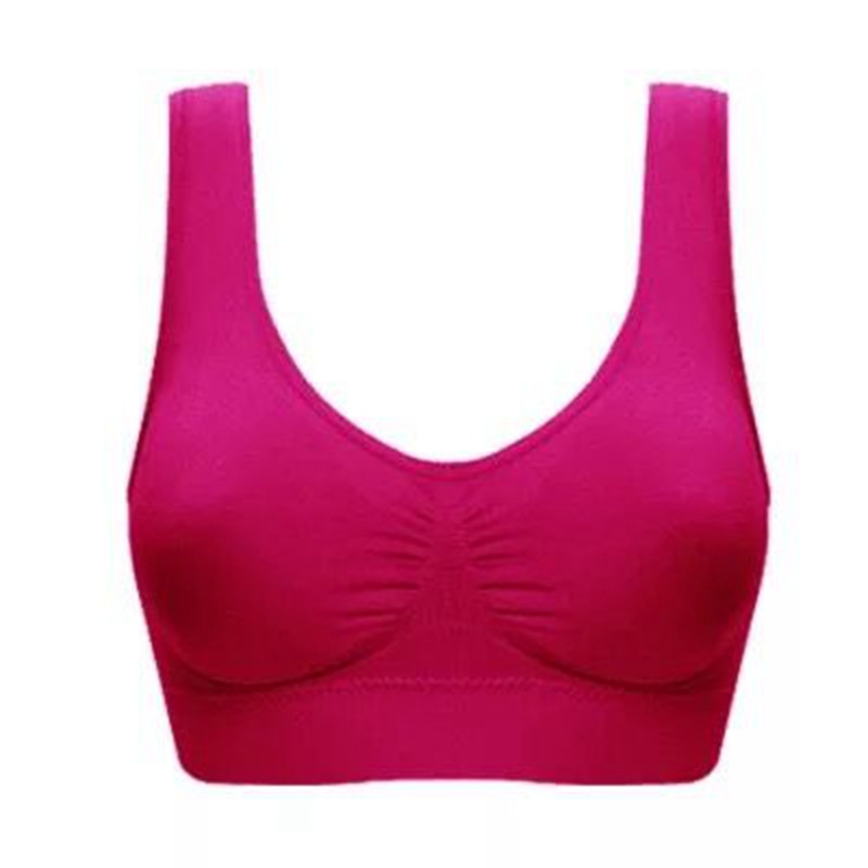 Sport Bra Seamless Women Underwear Padded Breathable Full Cup Push up ...