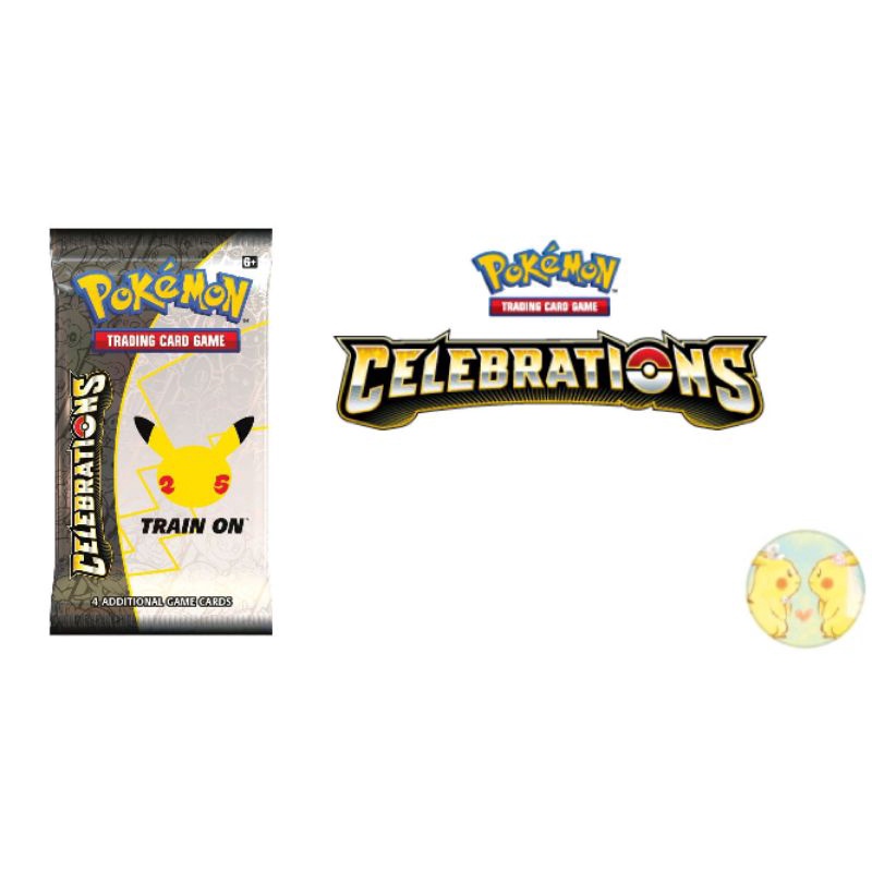 Pokemon Card TCG : Pokemon 25th Anniversary Celebrations Booster Pack 100%  Original Pokemon Card | Shopee Malaysia
