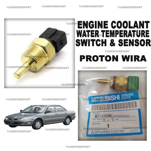 PROTON WIRA ENGINE COOLANT WATER TEMPERATURE SWITCH AND SENSOR (OEM