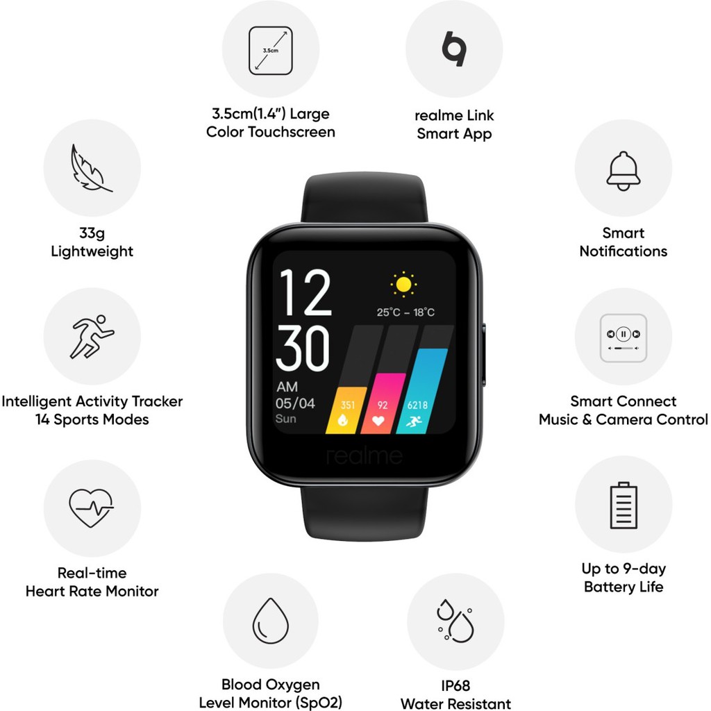 Realme smartwatch 161 sale